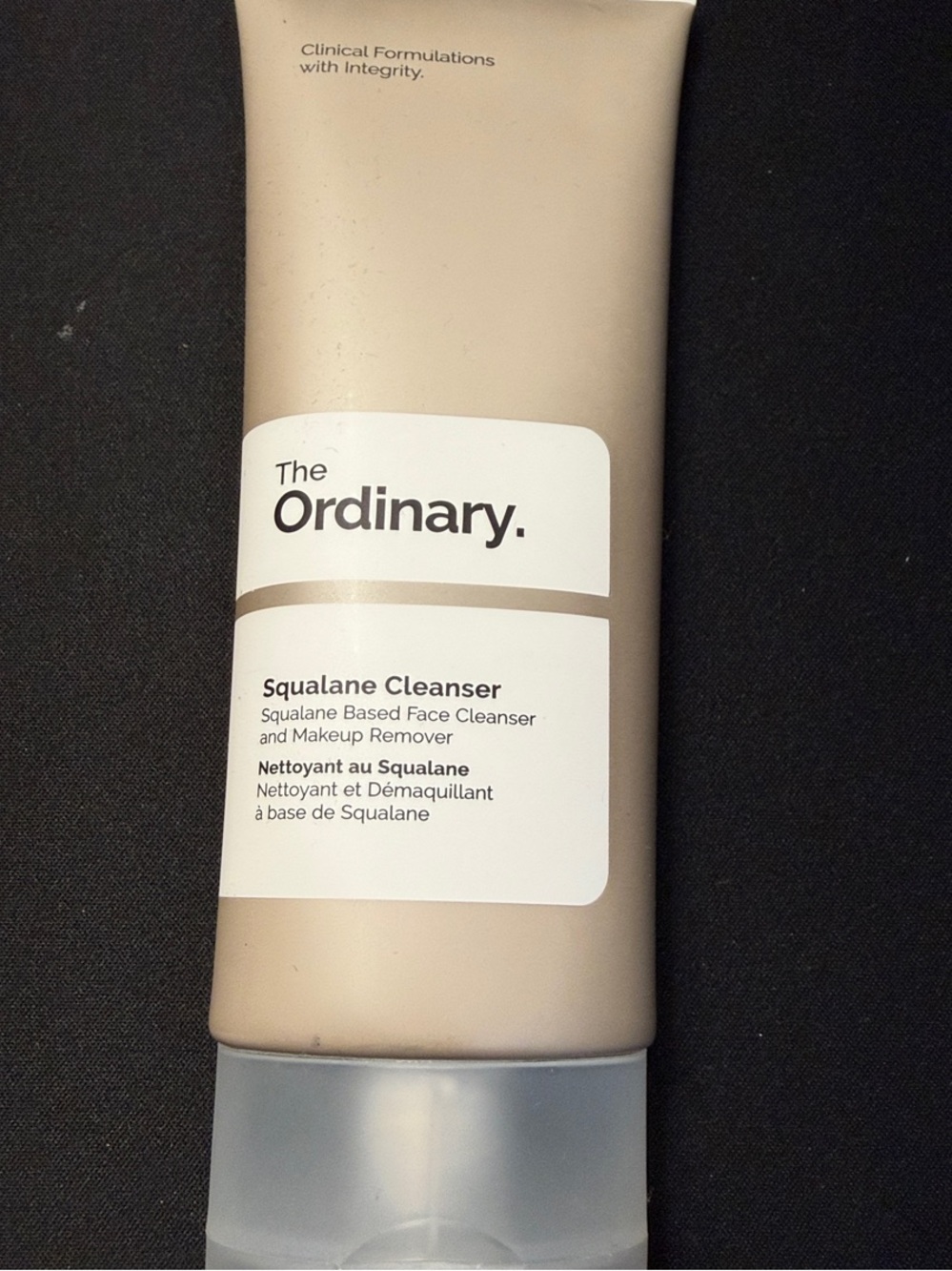 The Ordinary Beige Squalane Cleanser — Cream-Tone Gentle Face Cleanser